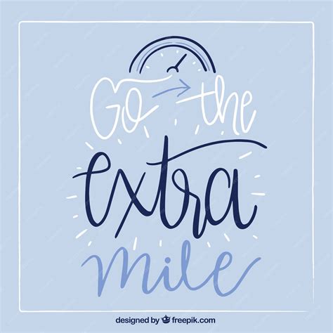 Clipart Going The Extra Mile Pictures