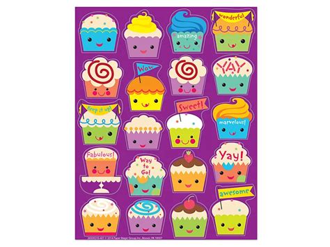 Cupcake-Scented Motivational Stickers at Lakeshore Learning