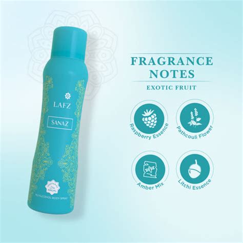 Rayhan.in :: LAFZ Sanaz Body Spray (Women) - 150ml - No Alcohol Deodorant
