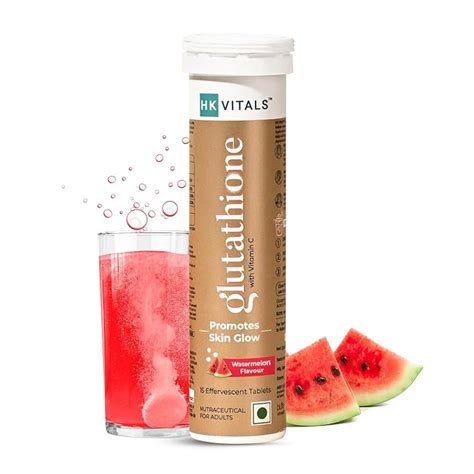 HealthKart HK Vitals Glutathione - 15 Effervescent Tablets | L ...