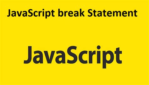 Break Syntax in JavaScript 的图像结果