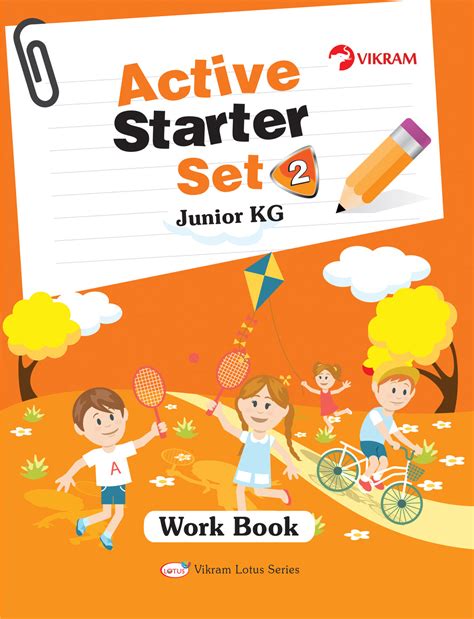 Vikram Lotus - LKG Active Starter Set (3 Term Books + 3 Work Books + 3 ...