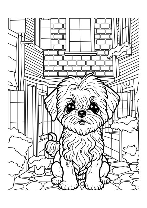 Cute Puppy Coloring Pages I Free and Adorable Printables
