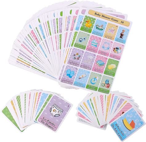 Ambercalm Baby Shower Games in Spanish English for 50 India | Ubuy