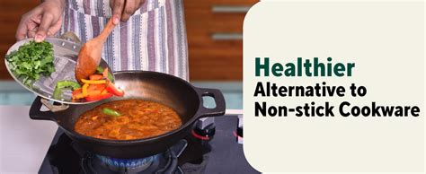 The Indus Valley Super Smooth Cast Iron Kadai with Free Wooden Spatula ...