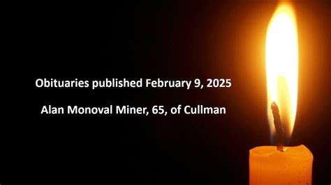 The Cullman Tribune - Obituaries published February 9, 2025 https://www ...