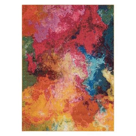 Nourison Celestial Palette Abstract Rug | Colorful area rug, Abstract ...