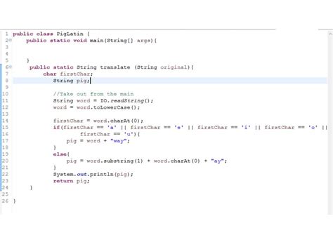 Pig Latin Code Java 的图像结果