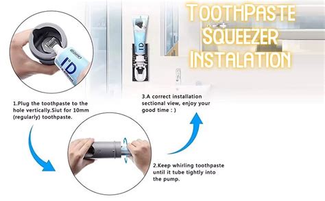 JERN Plastic UV Toothbrush Holder Toothpaste Dispenser Wall Mounted ...