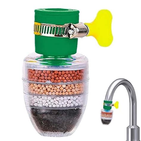 Zunglly Water Purifier Filter Faucet 6 Layer Carbon Activated Dust ...