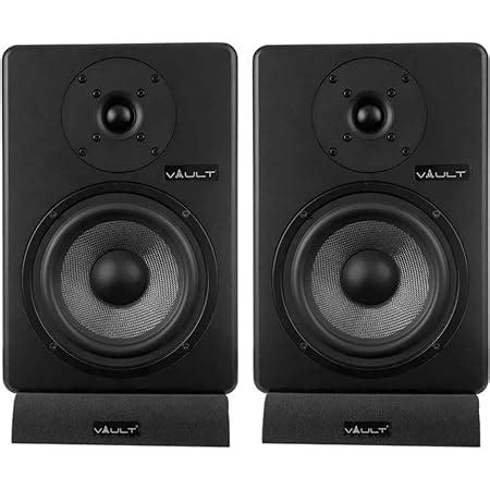 Vault C6 6-Inch Powered Studio Reference Monitors - Pair with Acoustic ...
