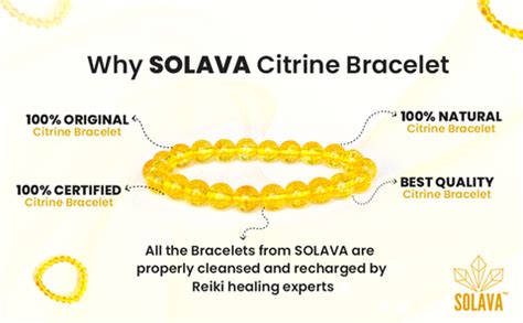 Buy Original Citrine Bracelet with Certificate – SOLAVA WORLD