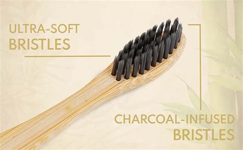 Buy IMVELO GREEN YOUR HYGIENE Bamboo Manual Toothbrush Adult Pack Of 10 ...