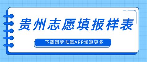 2023年贵州高考志愿填报样本模板 附高考志愿填报指南及技巧
