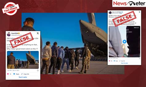 Fact Check: US deports Indian immigrants in handcuffs and shackles ...