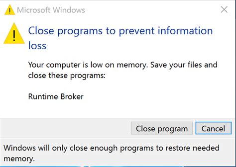 Image result for Computer Out of Memory