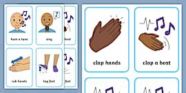 Body Actions Cards