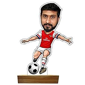 SIGNOOGLE® Football Player Acrylic Caricature Personalized Gifts Cutout ...