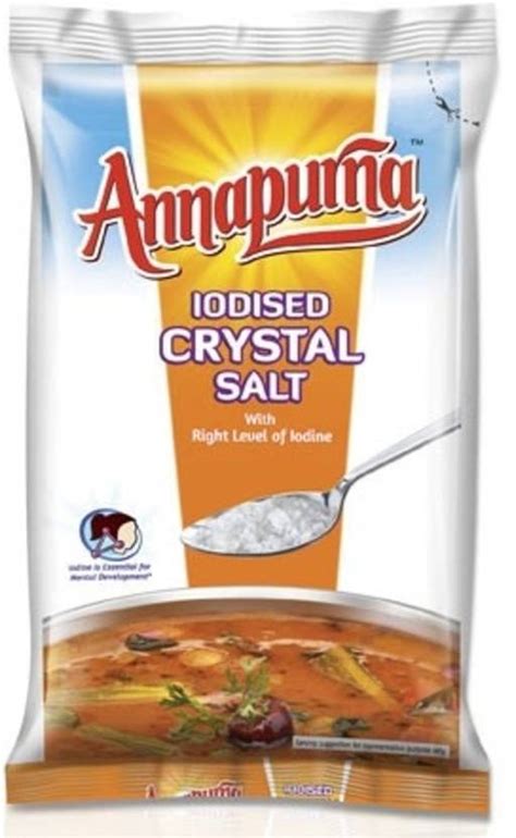 Annapurna IODISED CRYSTAL SALT Iodized Salt Price in India - Buy ...