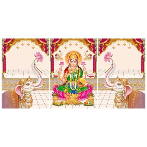 Rangoli MDF 3 Pcs Wall Poster 12x18 Inch Decorative Wall Art for Home ...