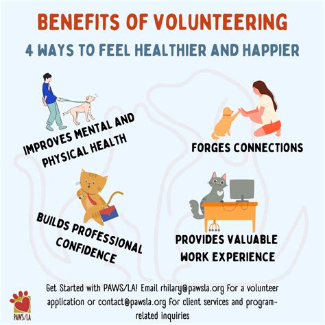 THE BENEFITS (AND JOYS) OF VOLUNTEERING! - PAWSLA