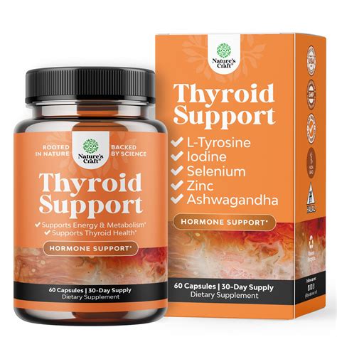 Amazon.com: Herbal Thyroid Support Complex - Iodine Thyroid Health Supplement with L Tyrosine ...