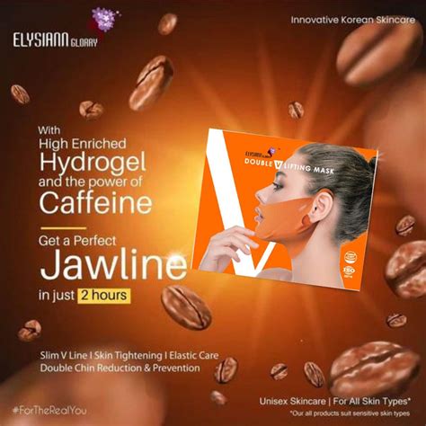 Elysiann Glorry Double Up V Lifting Mask - Korean Face Skin Mask