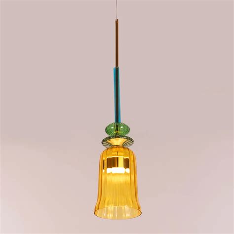 Tropical Treat (Gold, Built-In LED) Glass Pendant Light – The Jhoomar Store
