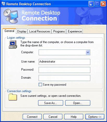 Image result for Remote Desktop Connection Windows XP