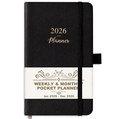 Pocket Planner 2026 Jan 2026 Dec 2026 2026 Weekly Monthly | Desertcart ...