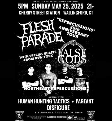 FLESH PARADE // FALSE GODS // HUMAN HUNTING TACTICS // PAGEANT ...