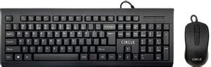 CIRCLE CT MULTIMEDIA C41 COMBO Wired USB Standard Multi-device Keyboard ...