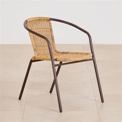 Buy (Refurbished) Fullerton Polyrattan Chair - Brown from Home Centre ...