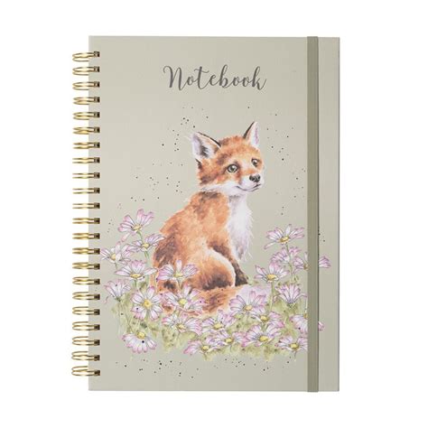 Wrendale A4 'Make My Daisy' Fox Notebook - Maybugs