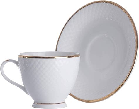 SIMRAN HANDICRAFTS Ivook Tableware Serving Bone China Dotted Tea Coffee ...