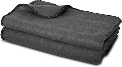 Jmr Usa Inc. Military Wool Blanket for Camping, Emergency and Everyday ...