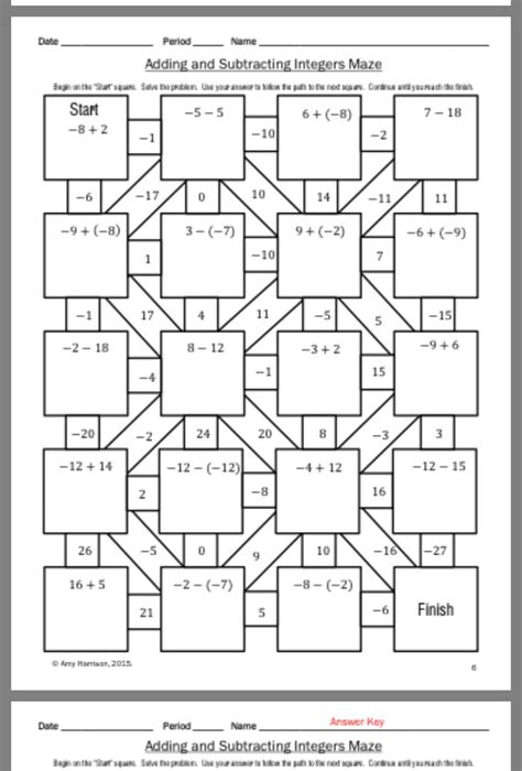 Image result for 7th Grade Math Puzzles Printable