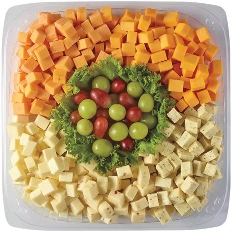 H-E-B Deli Large Party Tray - Cubed Cheese - Shop Standard party trays ...