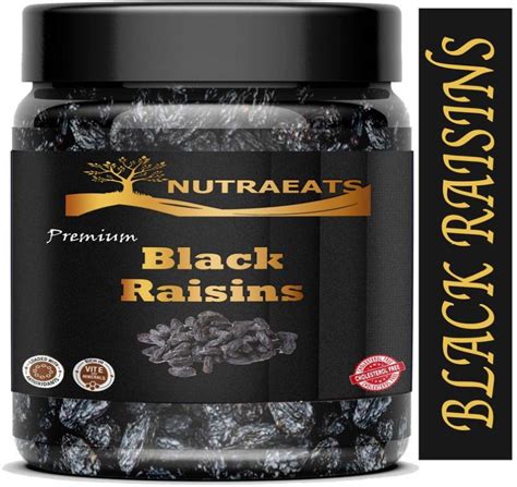 NutraEats Nutrition Premium Afghani Seedless Black Raisins (N1IT280 ...