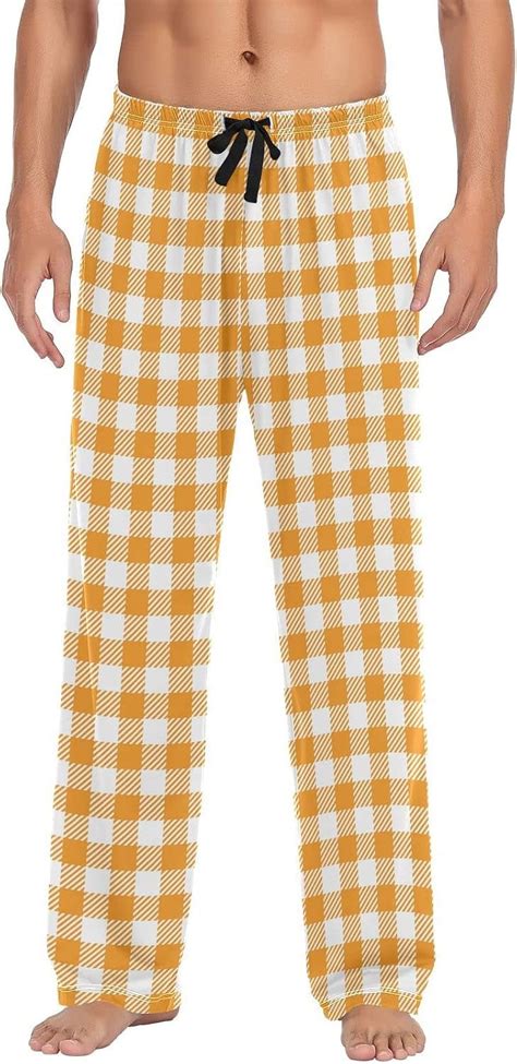Rainbow Plaid Pajama Pants Mens Lounge Pants Straight-Fit Men Pajama ...