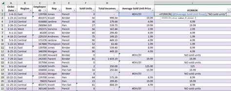 Image result for Excel IFERROR Function