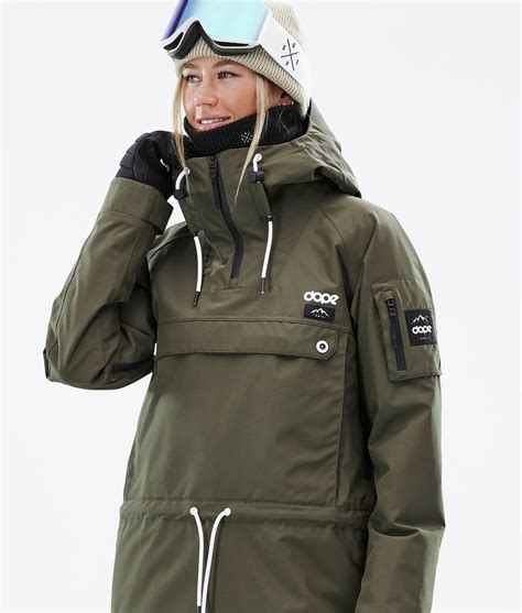 Dope Annok W Snowboard Jacket Women Olive Green | Dopesnow.com