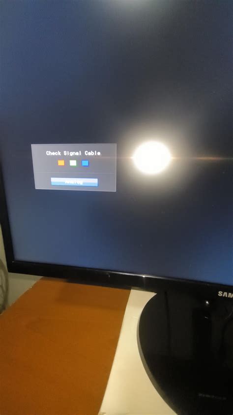 Check Signal Cable Error 的图像结果