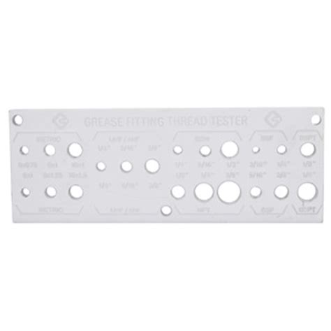 Buy GROZ Grease Fitting Thread Tester with Lightweight Aluminum ...