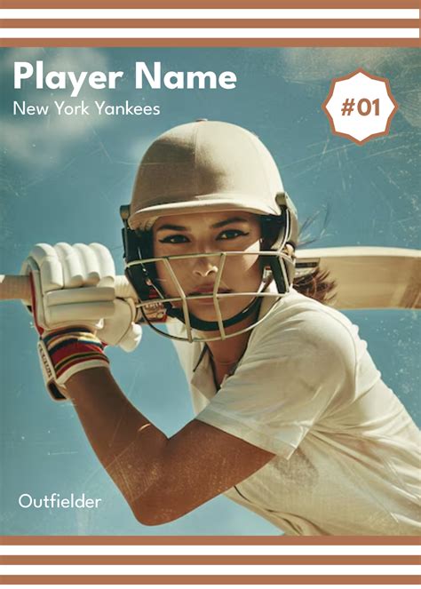 Baseball Card Template 的图像结果
