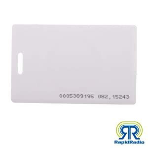 RapidRadio LF 125 KHz ISO 10536 TK4100 Clamshell Thick Plain White RFID ...