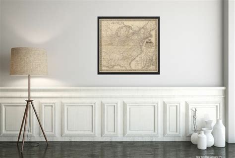 1856 Map| Rail road map of the United States, | Ubuy India