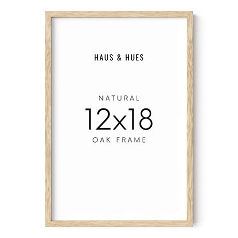 HAUS AND HUES 12x18 Picture Frame Set of 1-12 x 18 Poster Frame, 18x12 ...