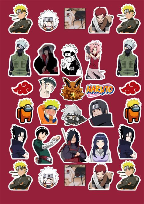 Naruto Uzumaki Sticker Pack (30 pcs) – Stickermuse