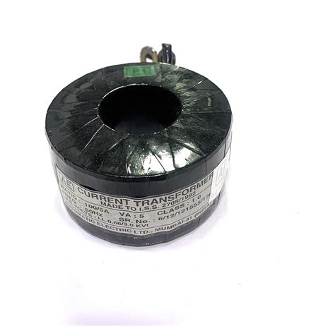 Litost® Current Transformer 100/5A, 100A CT for ammeter : Amazon.in ...